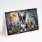 Edge Collections - 5" x 7" - Multicolor - Boston Terrier Spooky Pumpkin Halloween Greeting Cards - 8 Pieces